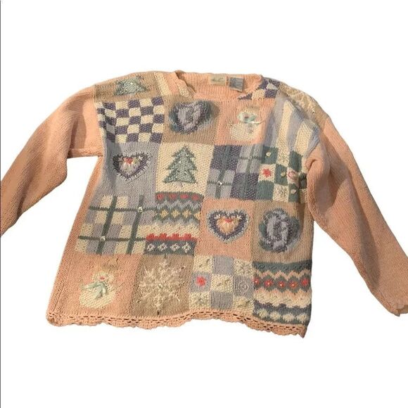 American Vintage Sweaters - Vintage kitsch embellished sweater